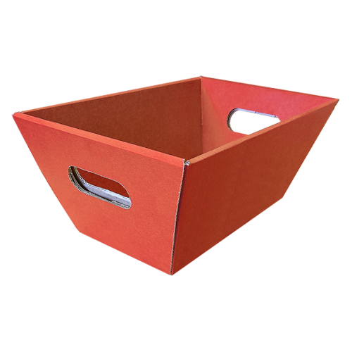 Cesta c/ Pegas 26x17x11 cm - Vermelho