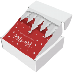 Pack de 10-Cabaz de Natal - 30x30x10 cm