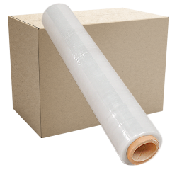 Caixa com 6 Rolos de Filme Estirável Transparente Manual 0.5x250m